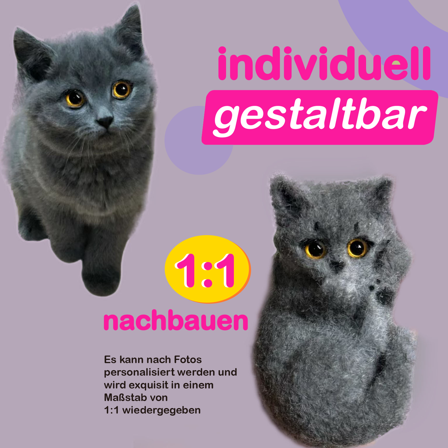 Benutzerdefiniertes Haustier-Squishy