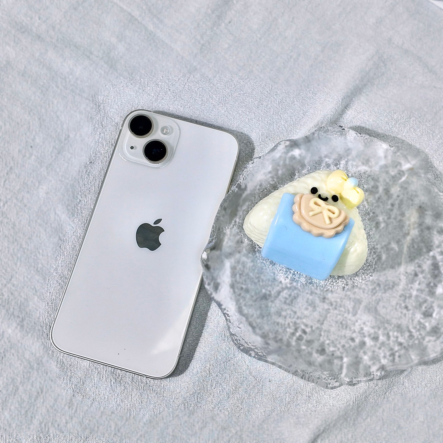 Onigiri Baby Squishy | Stress Relief | Dough Squishy | Desk Buddy | Desk Toy | Key Chain | Gift