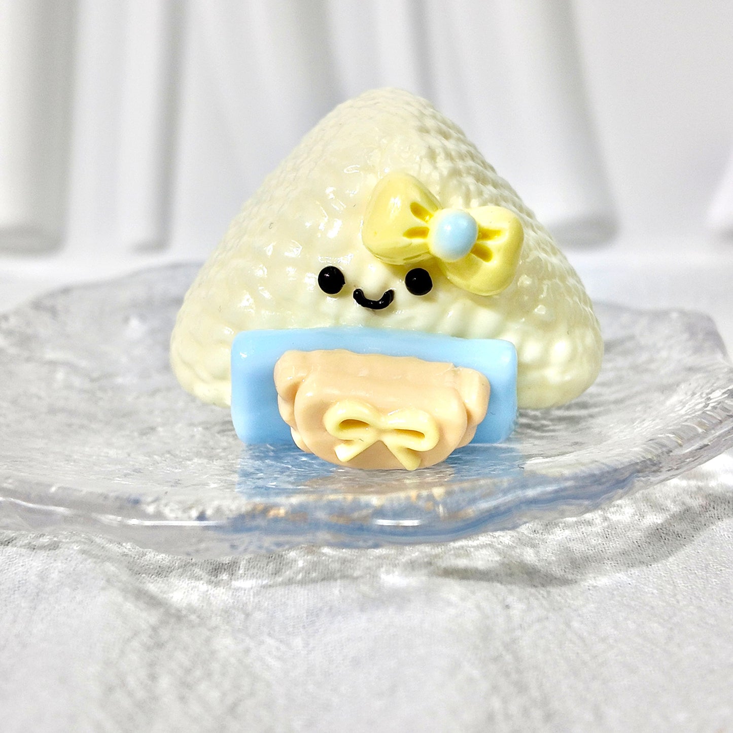 Onigiri Baby Squishy | Stress Relief | Dough Squishy | Desk Buddy | Desk Toy | Key Chain | Gift