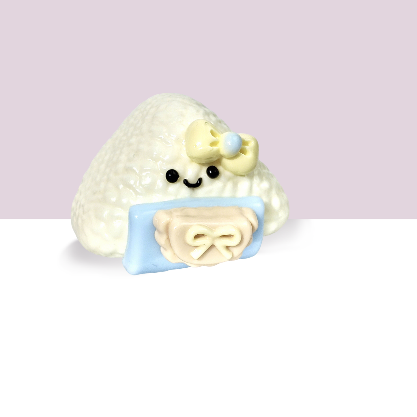 Onigiri Baby Squishy | Stress Relief | Dough Squishy | Desk Buddy | Desk Toy | Key Chain | Gift