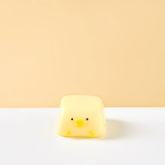 Lemon Psyduck Milk Bun Squishy | Stress Relief | Dough Squishy | Desk Buddy | Desk Toy | Key Chain | Gift