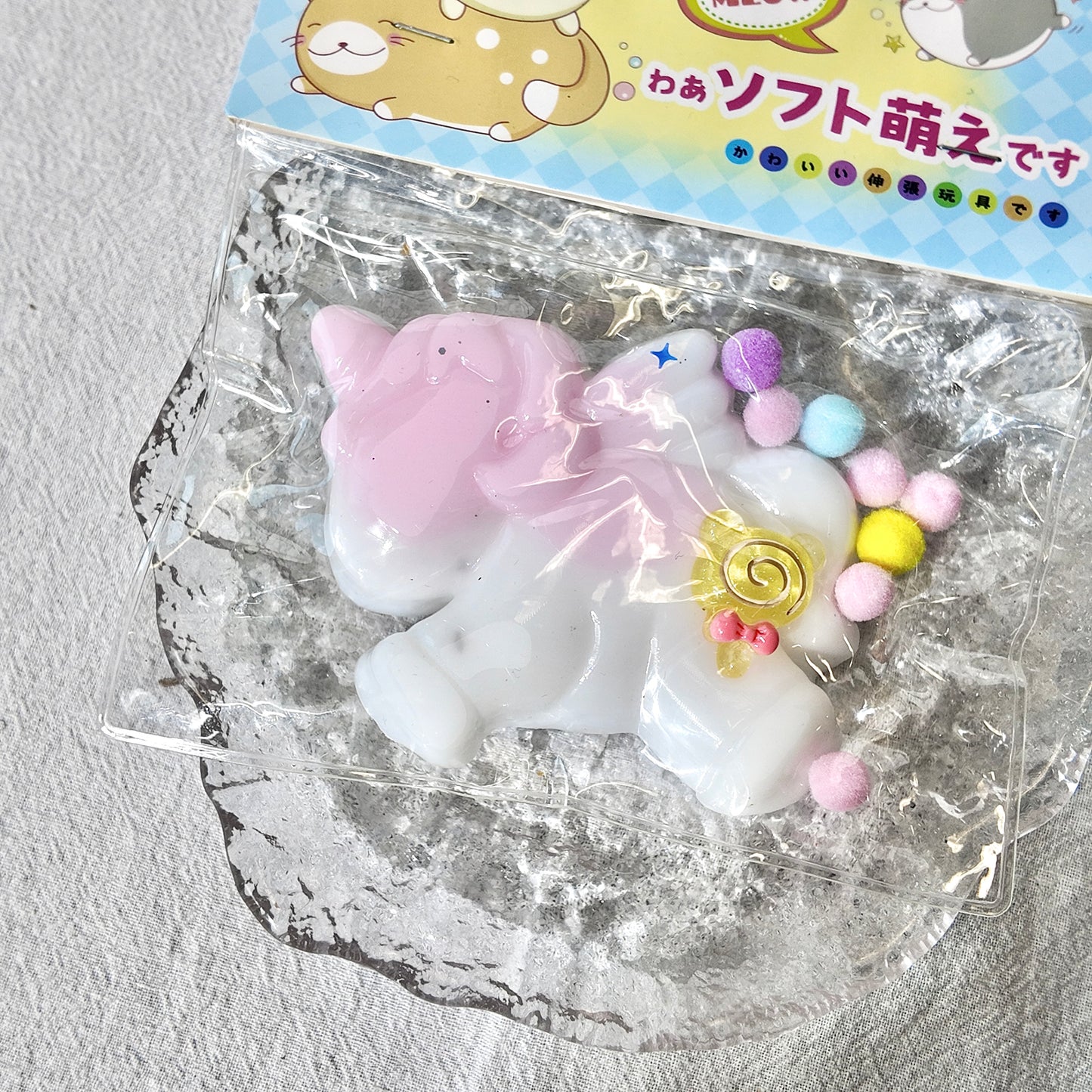 Unicorn Squishy | Stress Relief | Dough Squishy | Desk Buddy | Desk Toy | Key Chain | Gift