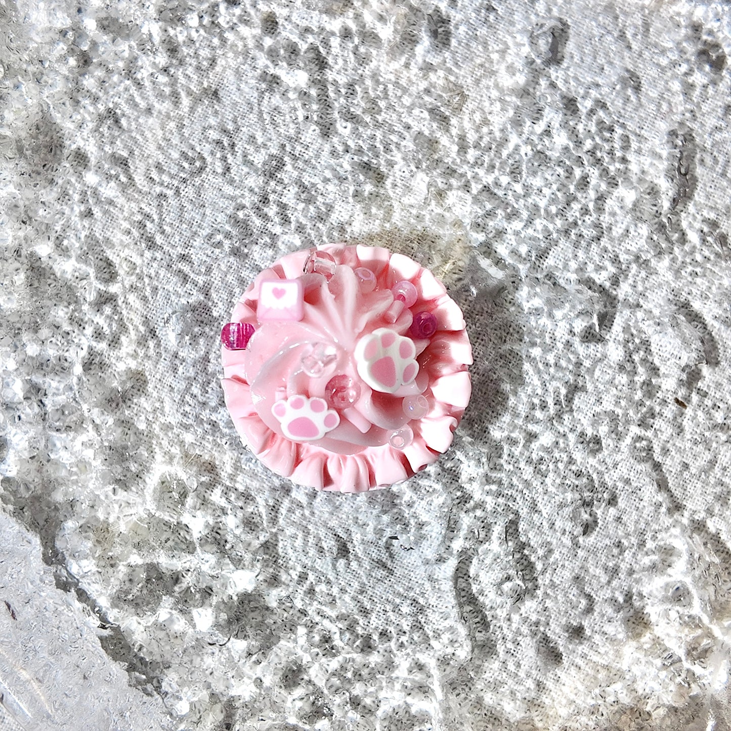 Mini pink BAKERY Squishy | Stress Relief | Dough Squishy | Desk Buddy | Desk Toy | Key Chain | Gift