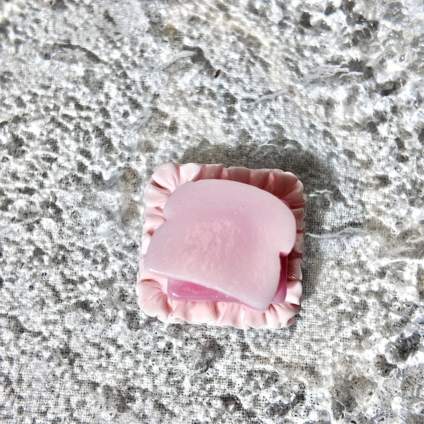 Mini pink BAKERY Squishy | Stress Relief | Dough Squishy | Desk Buddy | Desk Toy | Key Chain | Gift