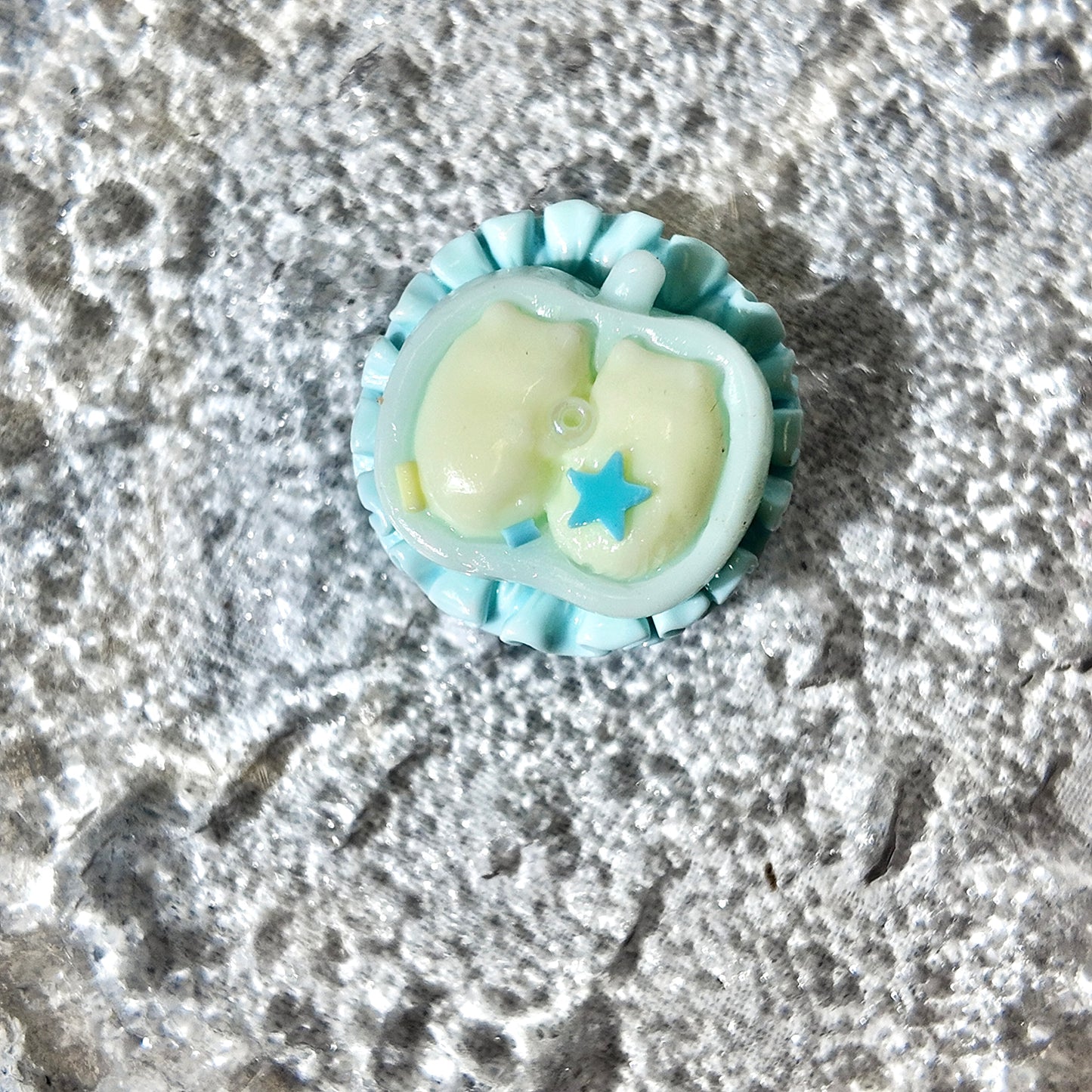 Mini Blue BAKERY  Squishy | Stress Relief | Dough Squishy | Desk Buddy | Desk Toy | Key Chain | Gift