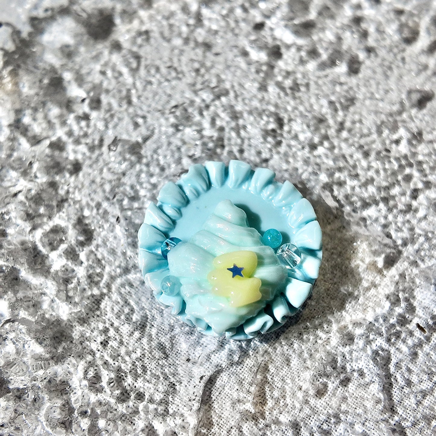 Mini Blue BAKERY  Squishy | Stress Relief | Dough Squishy | Desk Buddy | Desk Toy | Key Chain | Gift