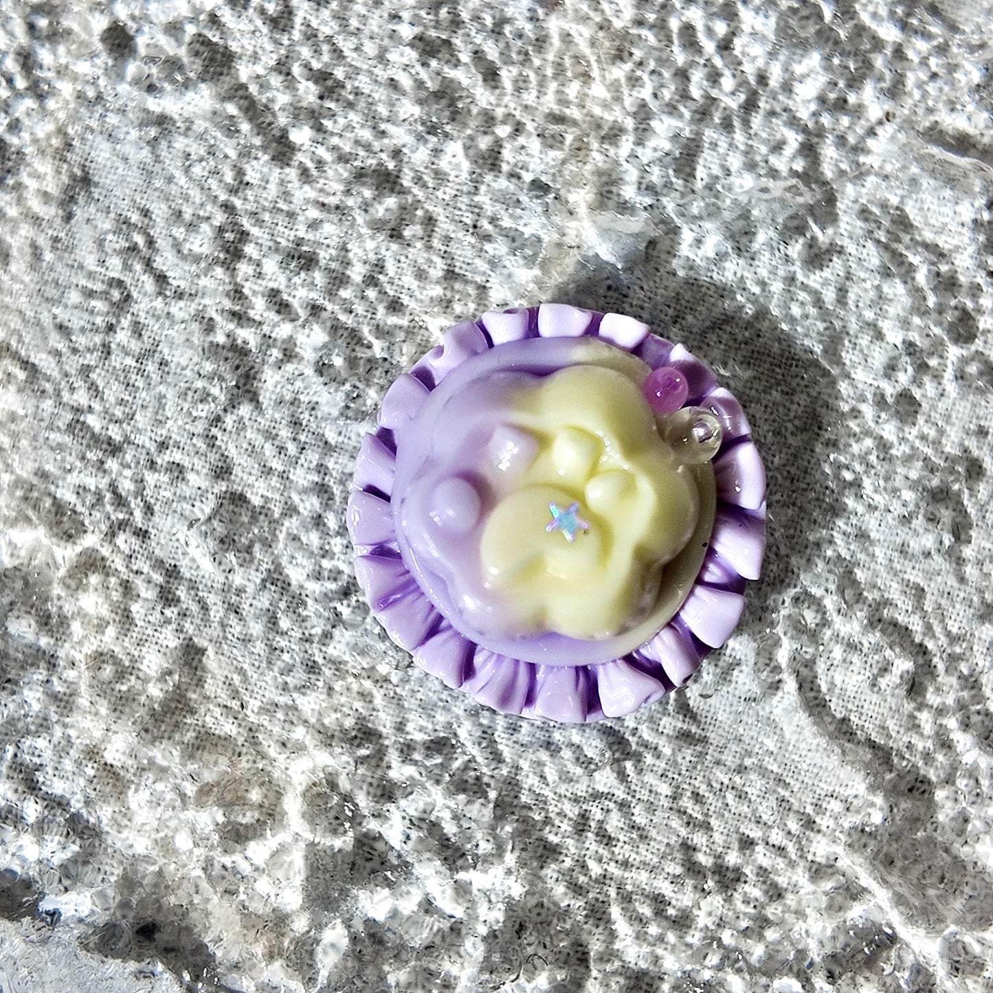 Mini Purple Squishy | Stress Relief | Dough Squishy | Desk Buddy | Desk Toy | Key Chain | Gift