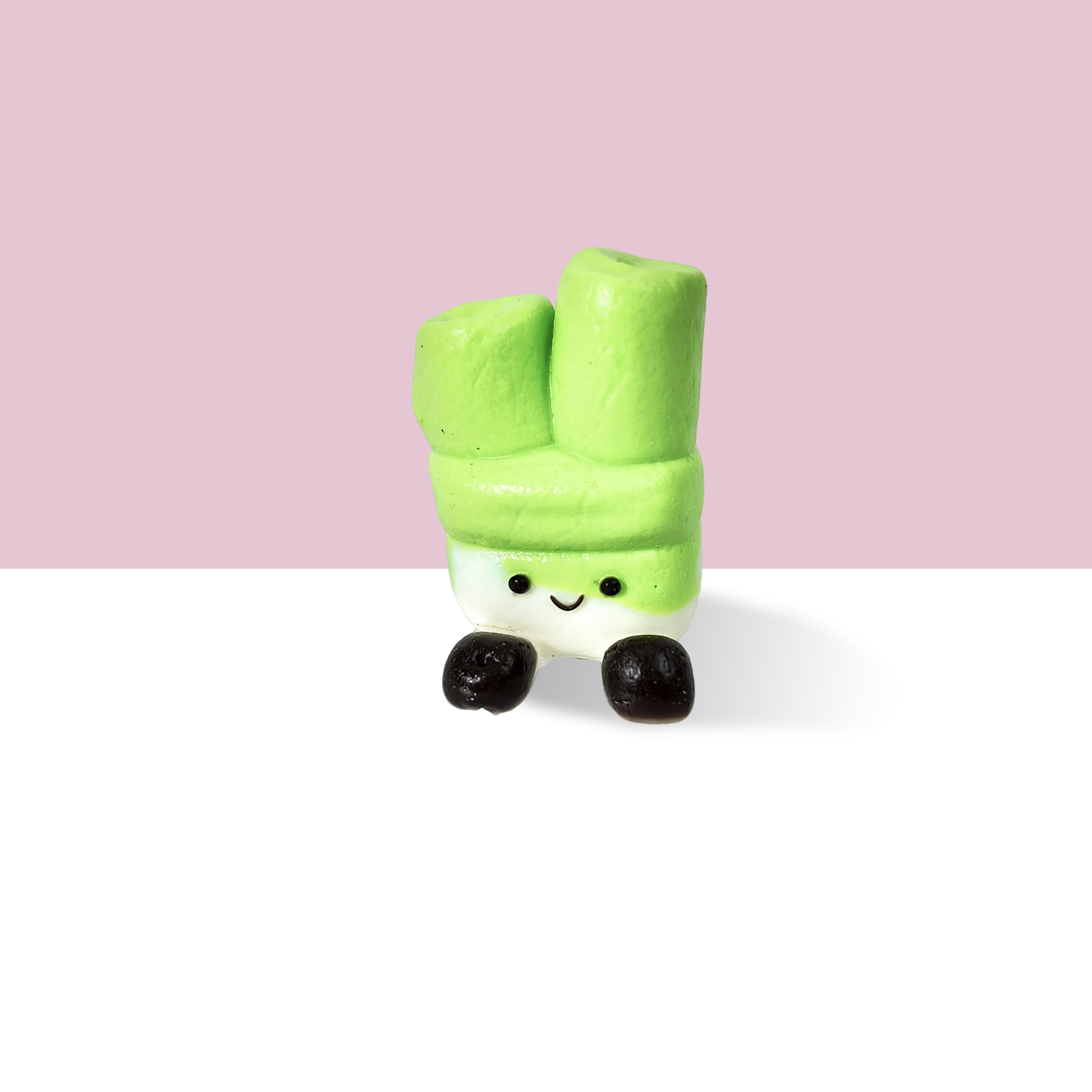 Green Onion Squishy | Stress Relief | Dough Squishy | Desk Buddy | Desk Toy | Key Chain | Gift