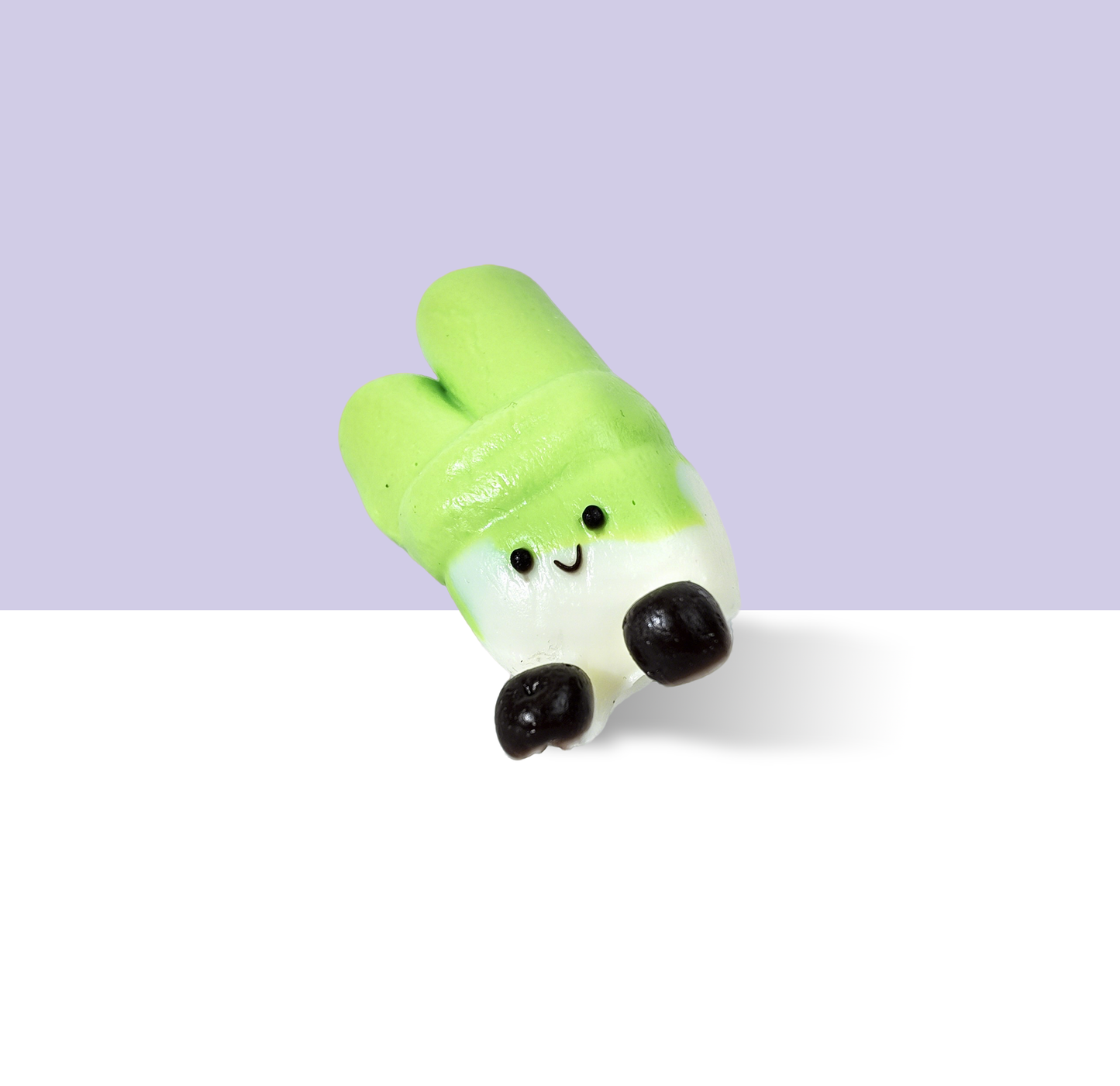 Green Onion Squishy | Stress Relief | Dough Squishy | Desk Buddy | Desk Toy | Key Chain | Gift