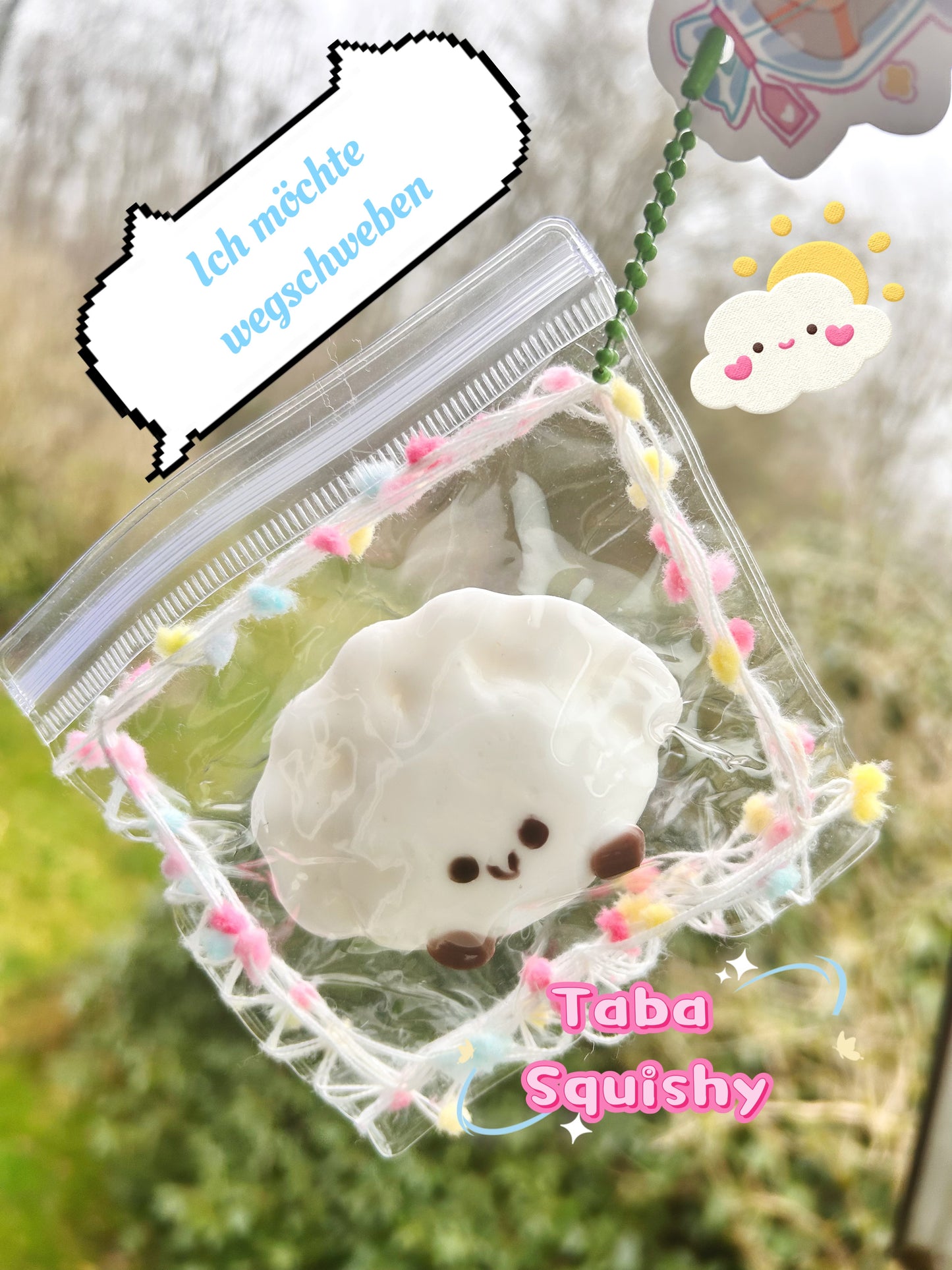 Dumpling Squishy | Stress Relief | Dough Squishy | Desk Buddy | Desk Toy | Key Chain | Gift