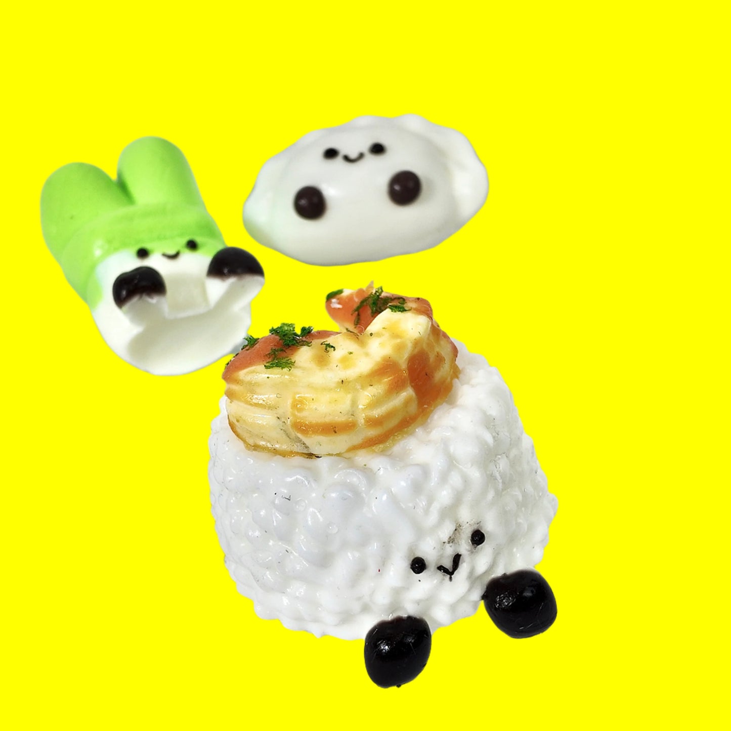 Shrimp Sushi Squishy | Stress Relief | Dough Squishy | Desk Buddy | Desk Toy | Key Chain | Gift